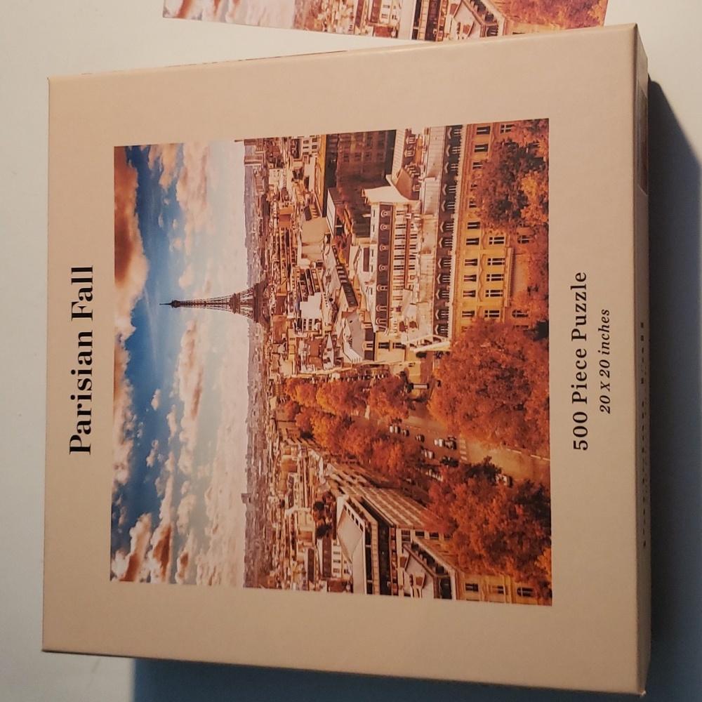 Galison Parisian fall 500 piece puzzle